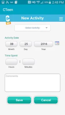 CTeen Connect android App screenshot 2